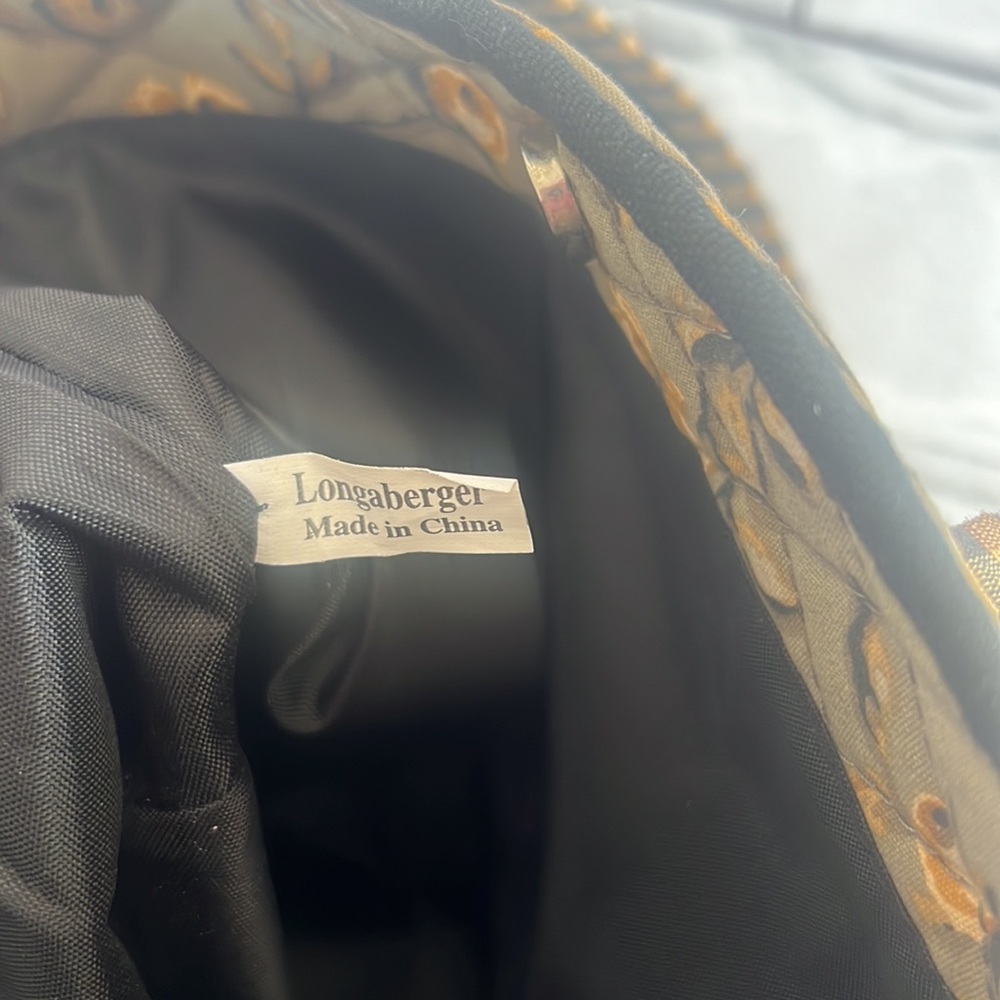 Longaberger mini floral bag - Picture 5 of 8